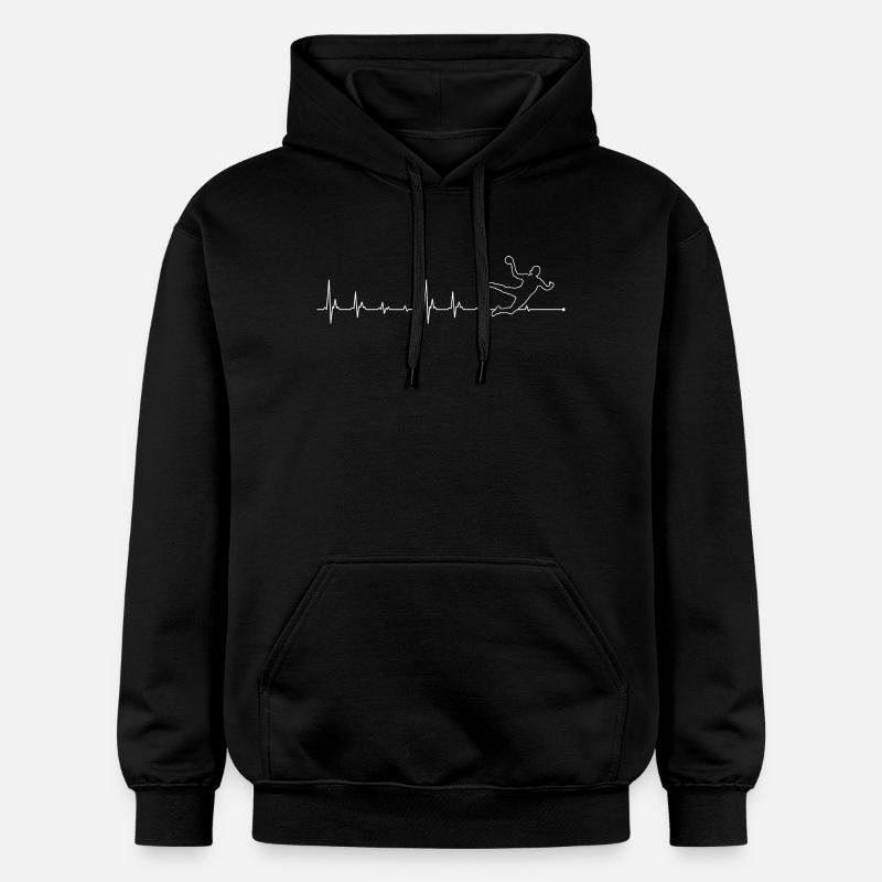 PulseKick Beat Silhouette - Sweat à capuche Softstyle® Gildan Unisexe - noir