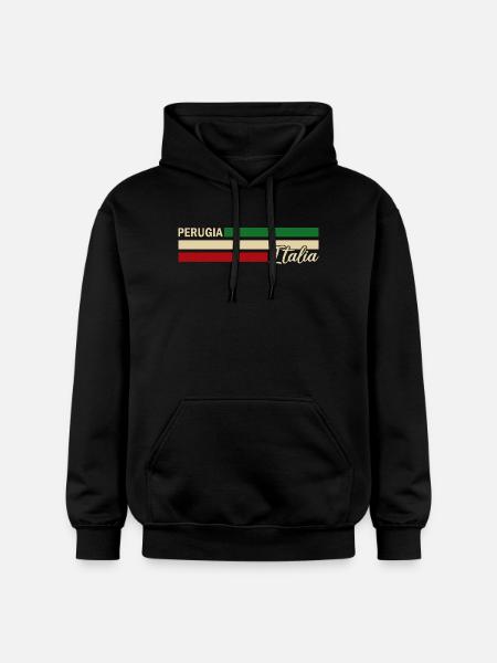 Italia - Perugia - Italien - Italy - Gildan Unisex Softstyle® Midweight Hoodie - black