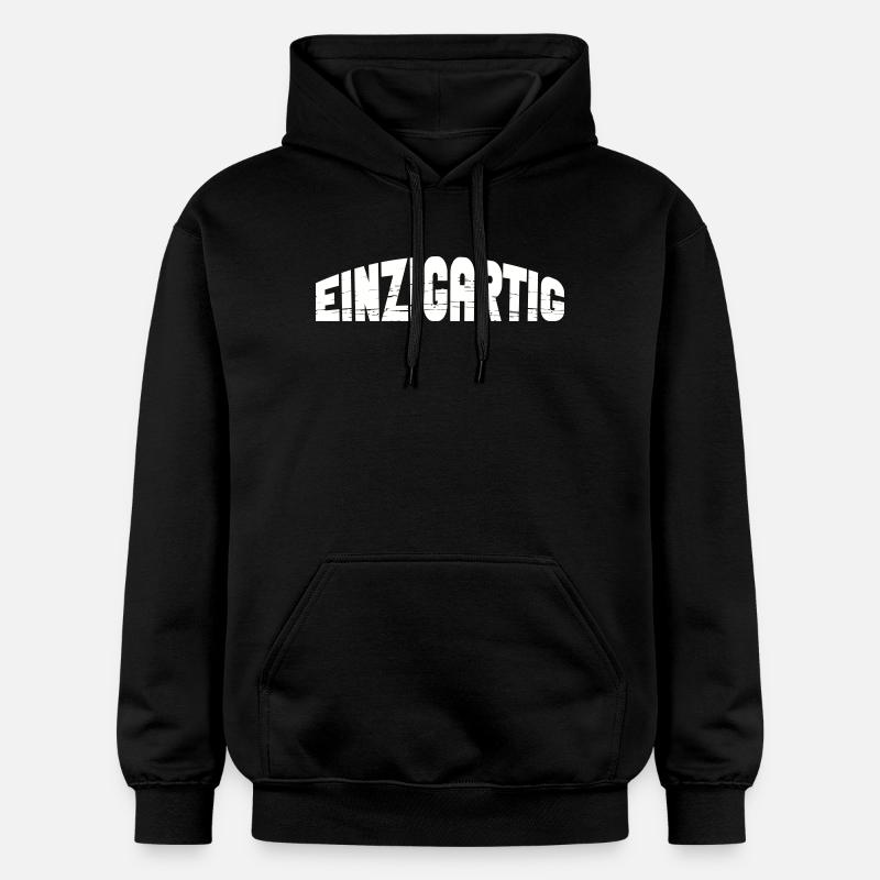 Unique - Sweat à capuche Softstyle® Gildan Unisexe - noir