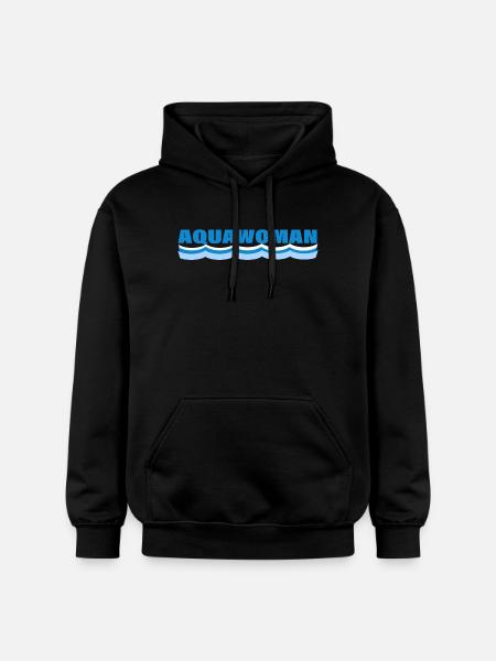 AQUAWOMAN - Gildan Unisex Softstyle® Midweight Hoodie - black