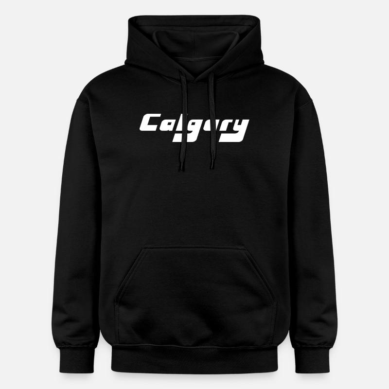 Calgary Canada - Sweat à capuche Softstyle® Gildan Unisexe - noir