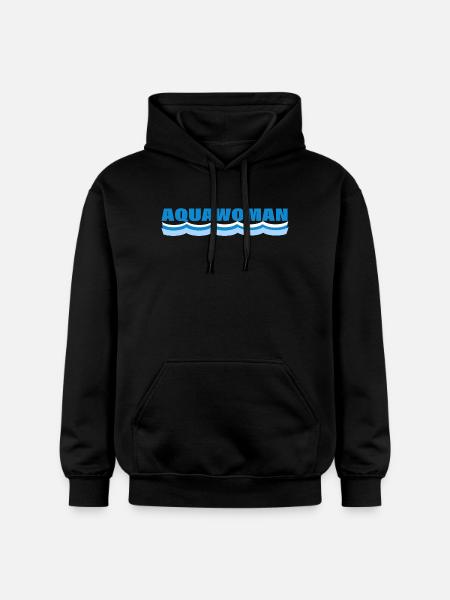 AQUAWOMAN - Sweat à capuche Softstyle® Gildan Unisexe - noir