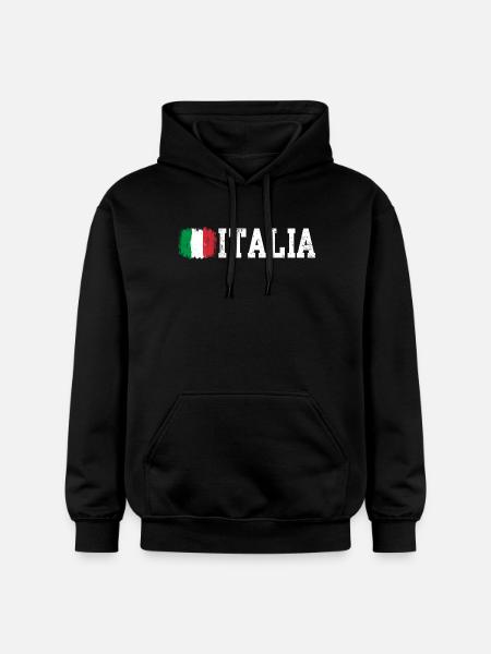 Drapeau de l’Italie - Sweat à capuche Softstyle® Gildan Unisexe - noir