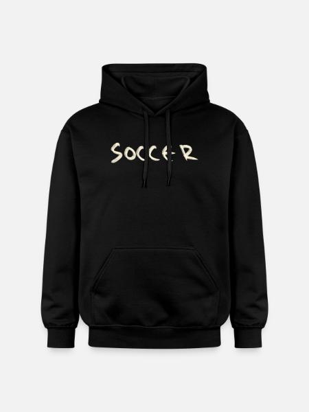 Soccer - Gildan Unisex Softstyle® Midweight Hoodie - Schwarz