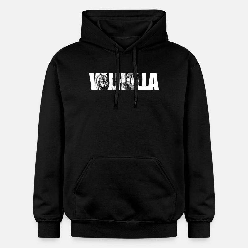 Typographie de Wolfsruf - Sweat à capuche Softstyle® Gildan Unisexe - noir