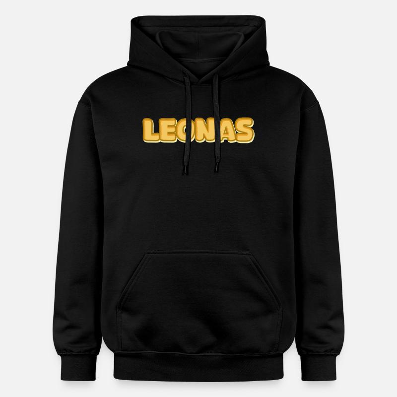 Cadeau pour Leonas - Sweat à capuche Softstyle® Gildan Unisexe - noir