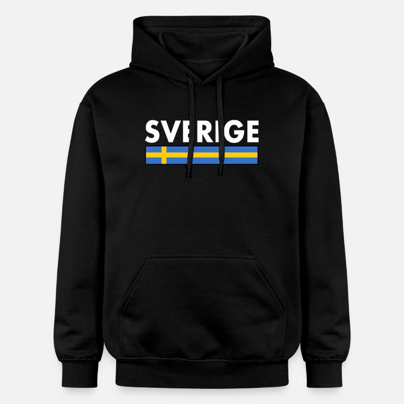 Sverige - Sweat à capuche Softstyle® Gildan Unisexe - noir