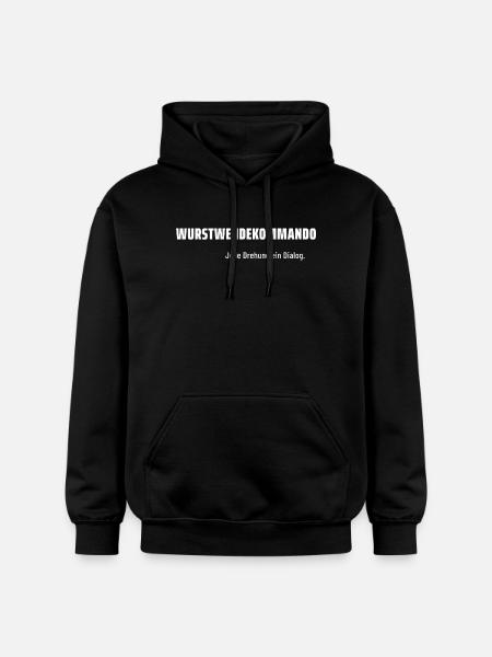 Wurstwendekommando. Jede Drehung ein Dialog. - Gildan Unisex Softstyle® Midweight Hoodie - Schwarz