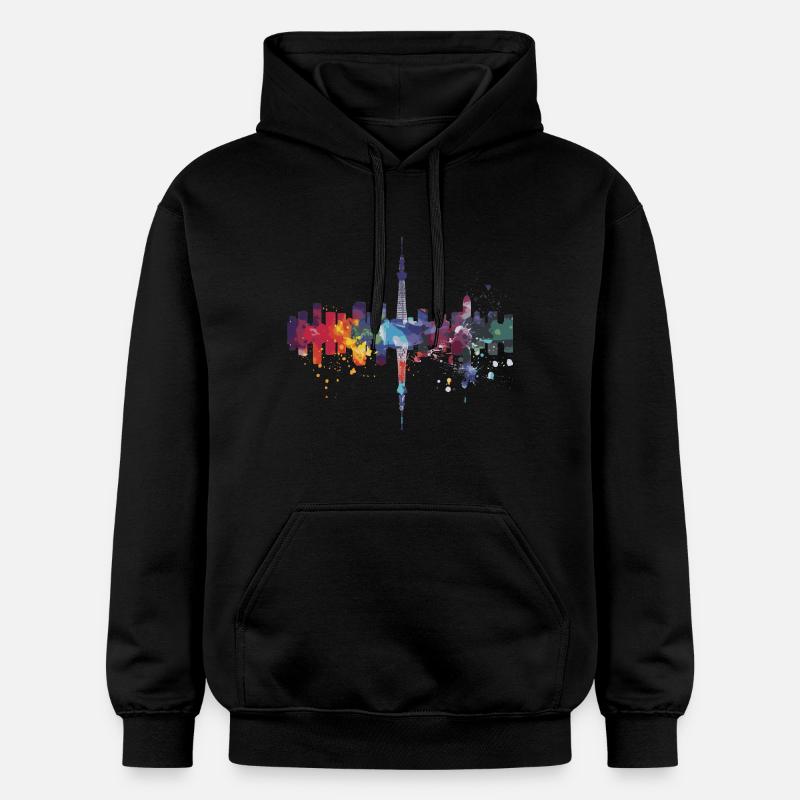 Sendai - Sweat à capuche Softstyle® Gildan Unisexe - noir