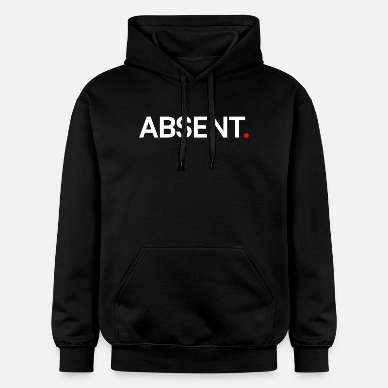 ABSENT. Design Minimal Expression Moderne - Sweat à capuche Softstyle® Gildan Unisexe - noir