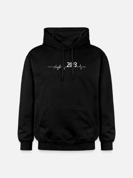 Heartbeat 2023 Yearline - Gildan Unisex Softstyle® Midweight Hoodie - black