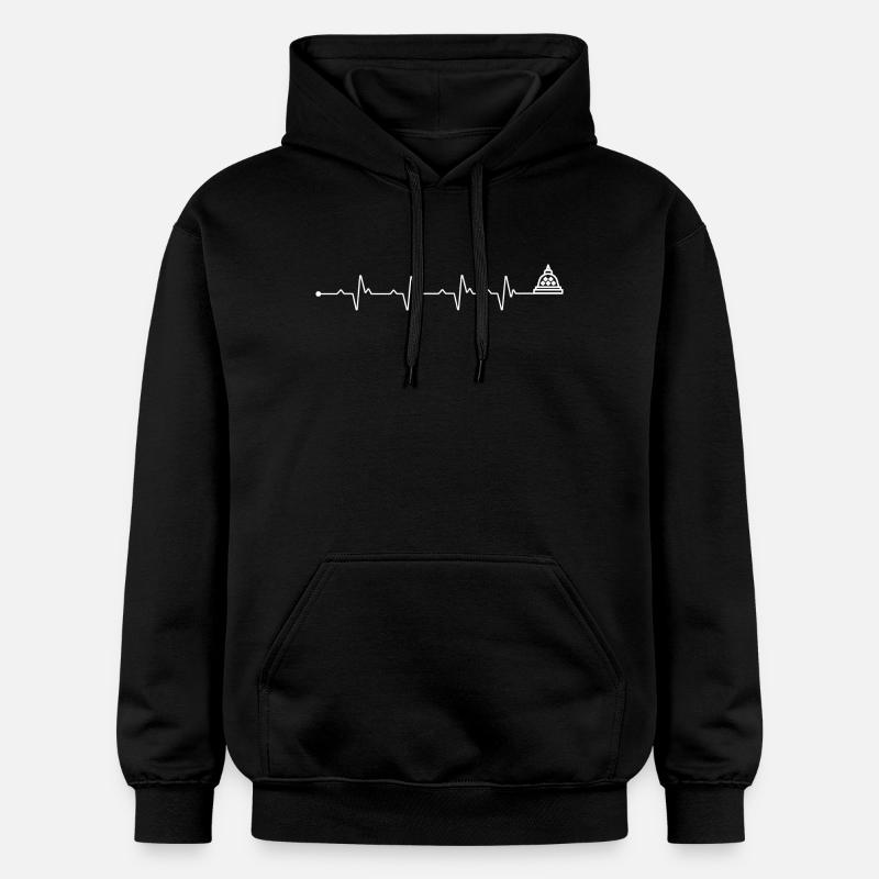 Temple des battements de cœur - Sweat à capuche Softstyle® Gildan Unisexe - noir
