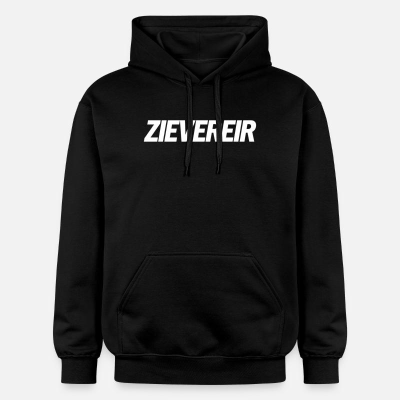 Zievereir, T-shirt en dialecte flamand - Sweat à capuche Softstyle® Gildan Unisexe - noir