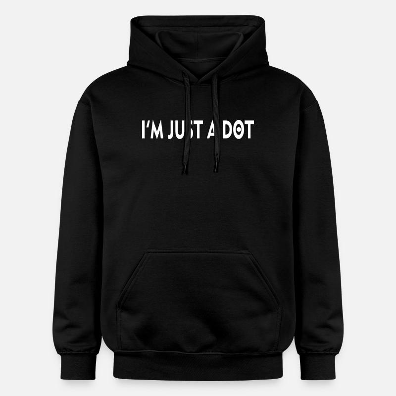 ICH BIN NUR EIN PUNKT - Gildan Unisex Softstyle® Midweight Hoodie - Schwarz