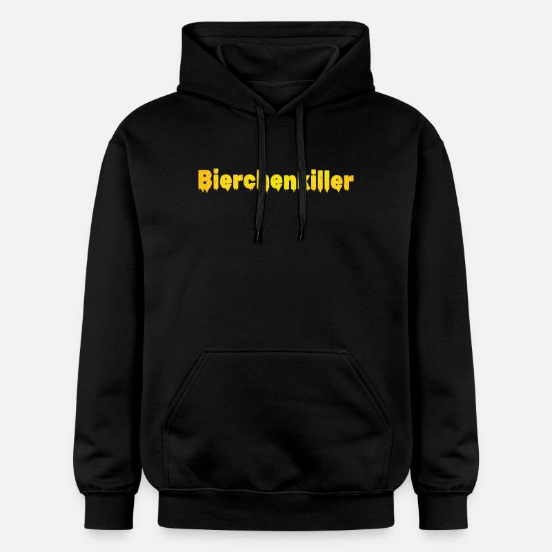 Bierchenkiller, Biertrinker, Bierchen, Bier - Gildan Unisex Softstyle® Midweight Hoodie - Schwarz