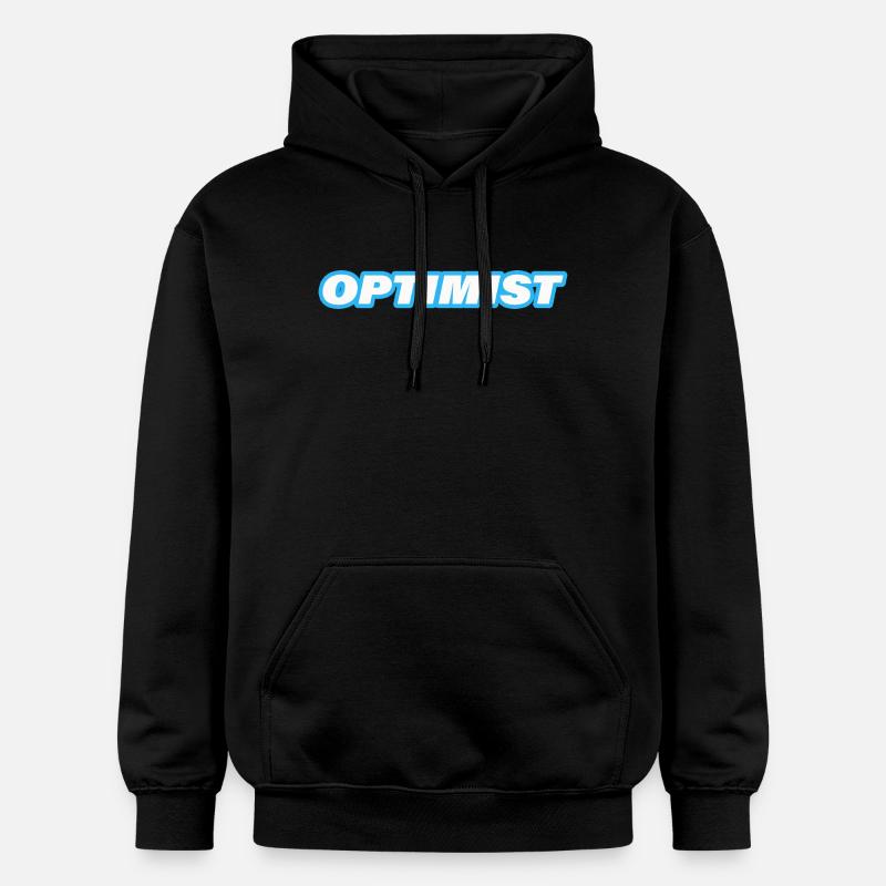 optimiste - Sweat à capuche Softstyle® Gildan Unisexe - noir