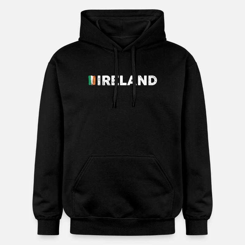 Drapeau de l’Irlande - Sweat à capuche Softstyle® Gildan Unisexe - noir