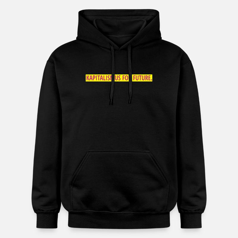 Kapitalismus for future. - Gildan Unisex Softstyle® Midweight Hoodie - Schwarz