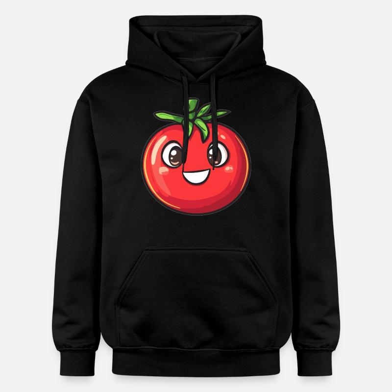 Tomate heureuse - Sweat à capuche Softstyle® Gildan Unisexe - noir