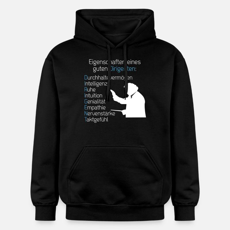 Eigenschaften Dirigent - Gildan Unisex Softstyle® Midweight Hoodie - Schwarz