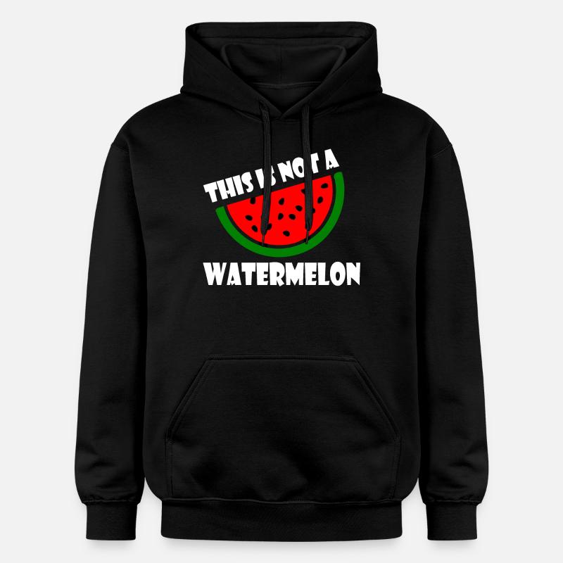 THIS IS NOT A WATERMELON - Sweat à capuche Softstyle® Gildan Unisexe - noir