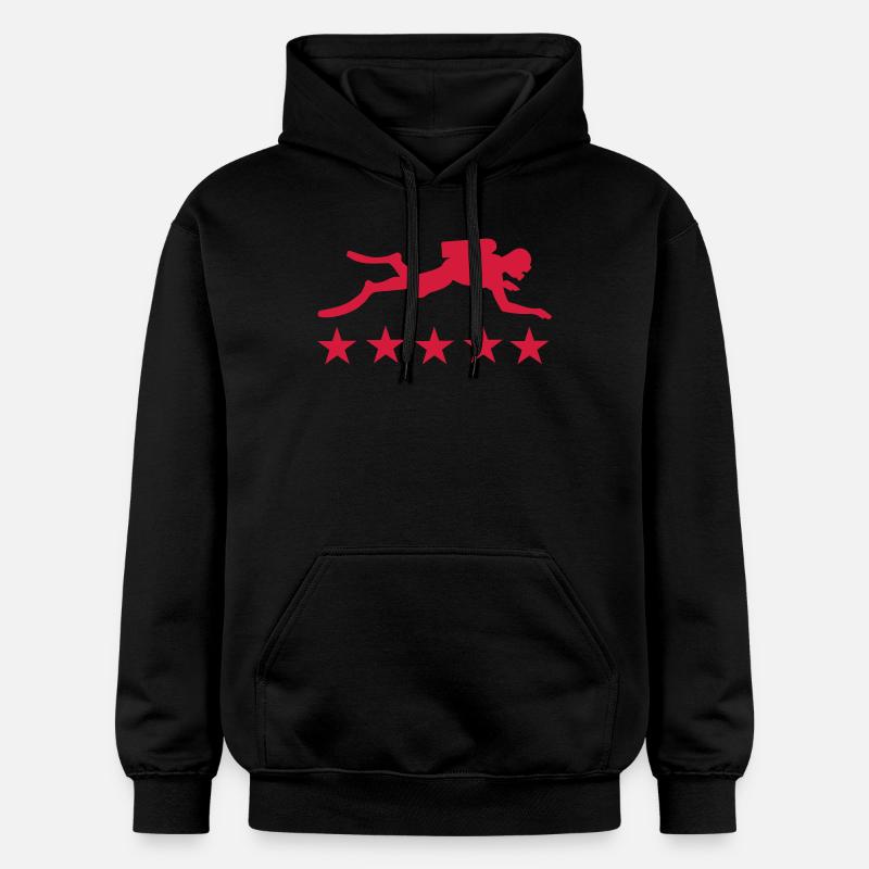 plongeur - Sweat à capuche Softstyle® Gildan Unisexe - noir