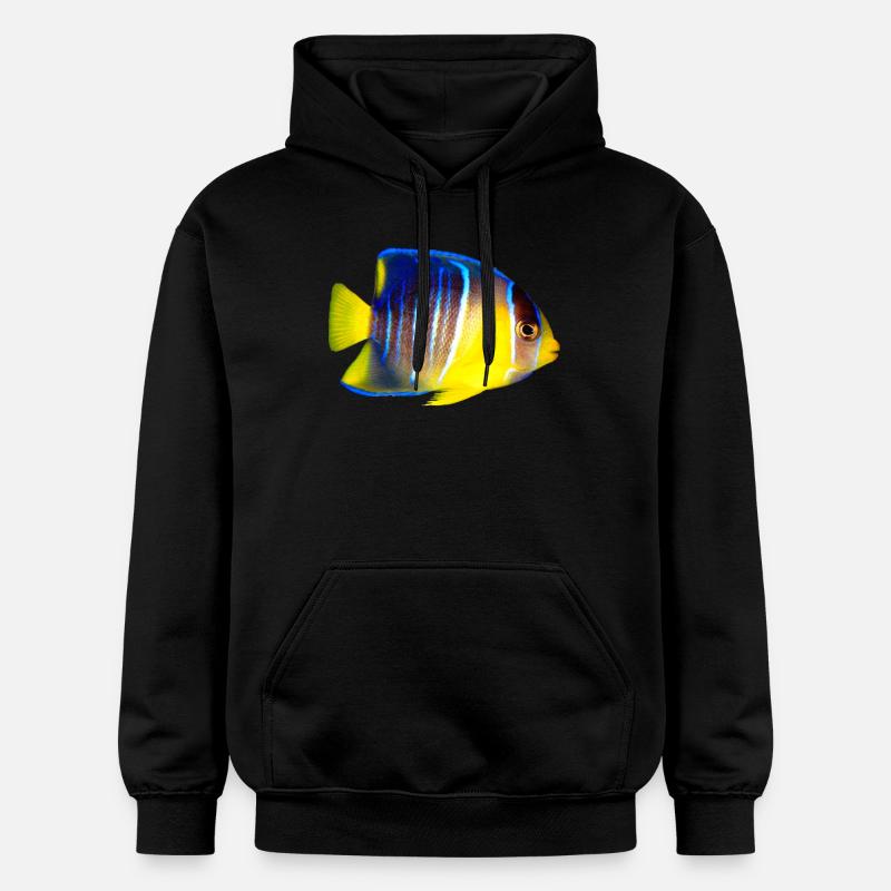 poisson - Sweat à capuche Softstyle® Gildan Unisexe - noir