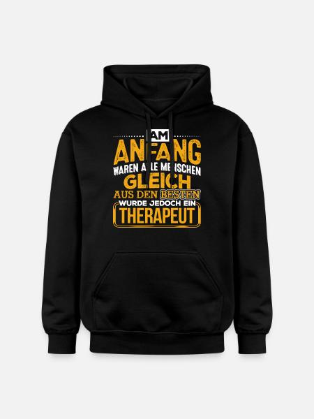 THERAPEUT - Der Beste - Gildan Unisex Softstyle® Midweight Hoodie - Schwarz