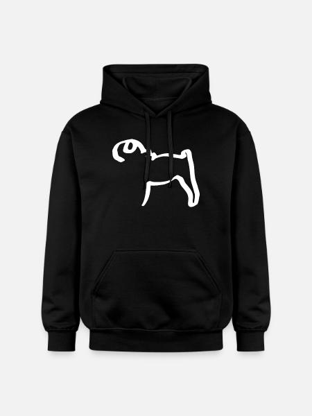Lignes mops - Sweat à capuche Softstyle® Gildan Unisexe - noir