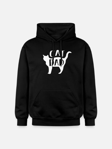 Cat Cats - Gildan Unisex Softstyle® Midweight Hoodie - black