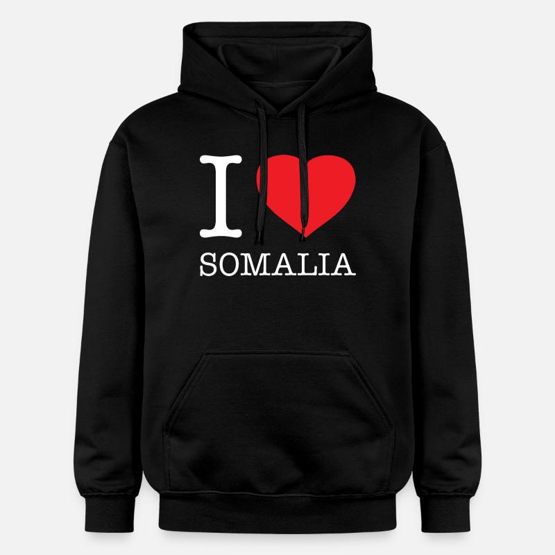 J’AIME LA SOMALIE - Sweat à capuche Softstyle® Gildan Unisexe - noir