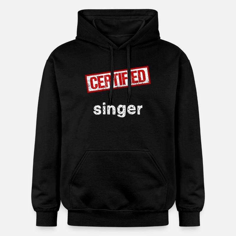 Chanteur - Sweat à capuche Softstyle® Gildan Unisexe - noir