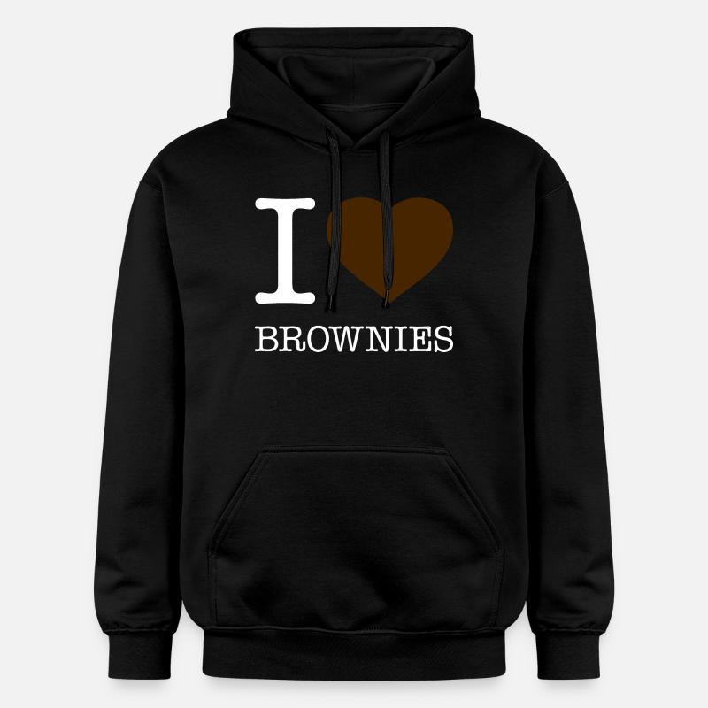 J’ADORE LES BROWNIES - Sweat à capuche Softstyle® Gildan Unisexe - noir