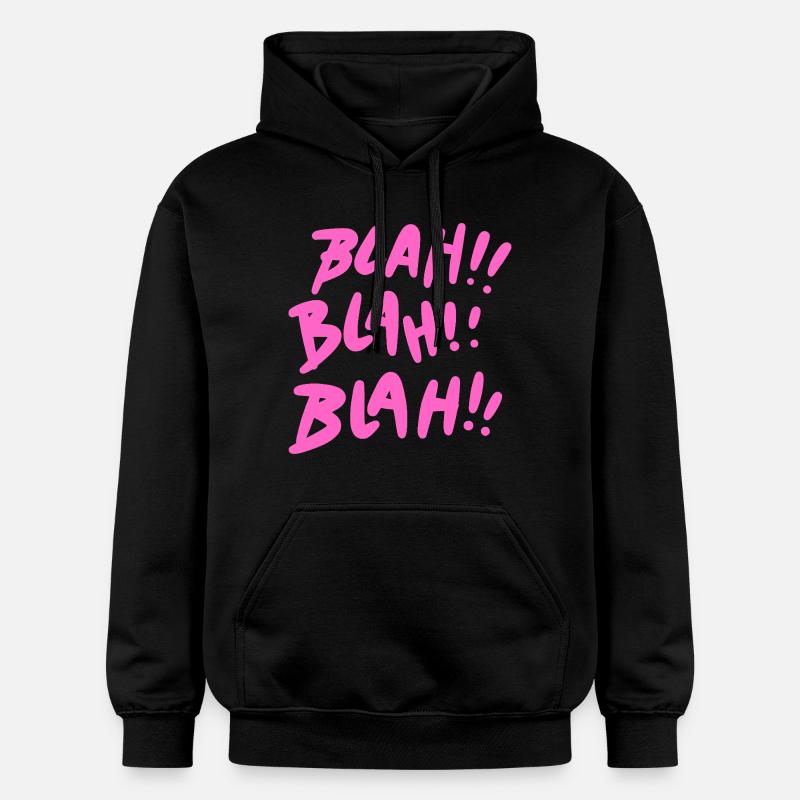 Bla Bla Bla Rose - Sweat à capuche Softstyle® Gildan Unisexe - noir