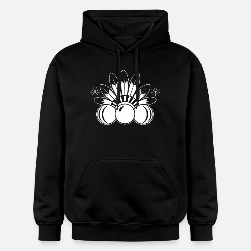 Joueur de bingo Indiens Bingo - Sweat à capuche Softstyle® Gildan Unisexe - noir