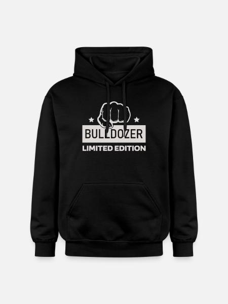 Bulldozer Faust Kraft Design – Bulldozer Limited - Gildan Unisex Softstyle® Midweight Hoodie - black