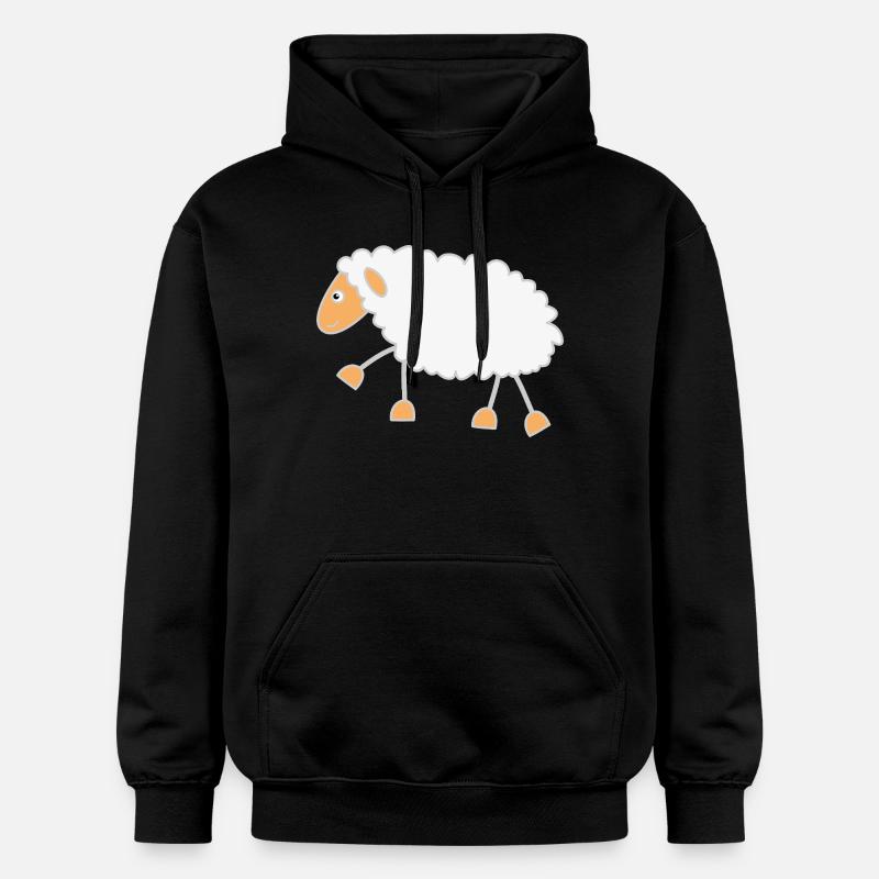 Drôle de mouton - Sweat à capuche Softstyle® Gildan Unisexe - noir
