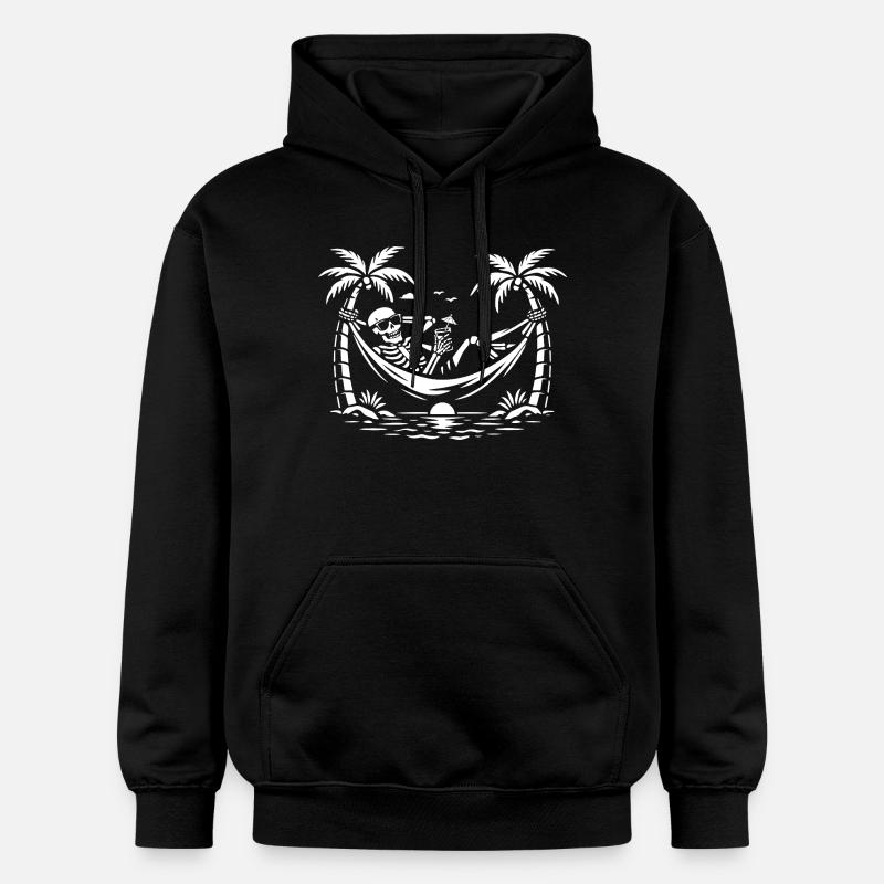 Paradis du Hamac Squelette - Sweat à capuche Softstyle® Gildan Unisexe - noir
