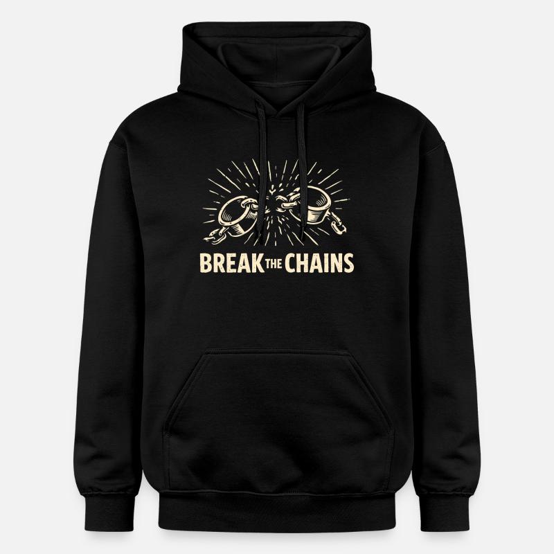 Motivation Break The Chains - Sweat à capuche Softstyle® Gildan Unisexe - noir