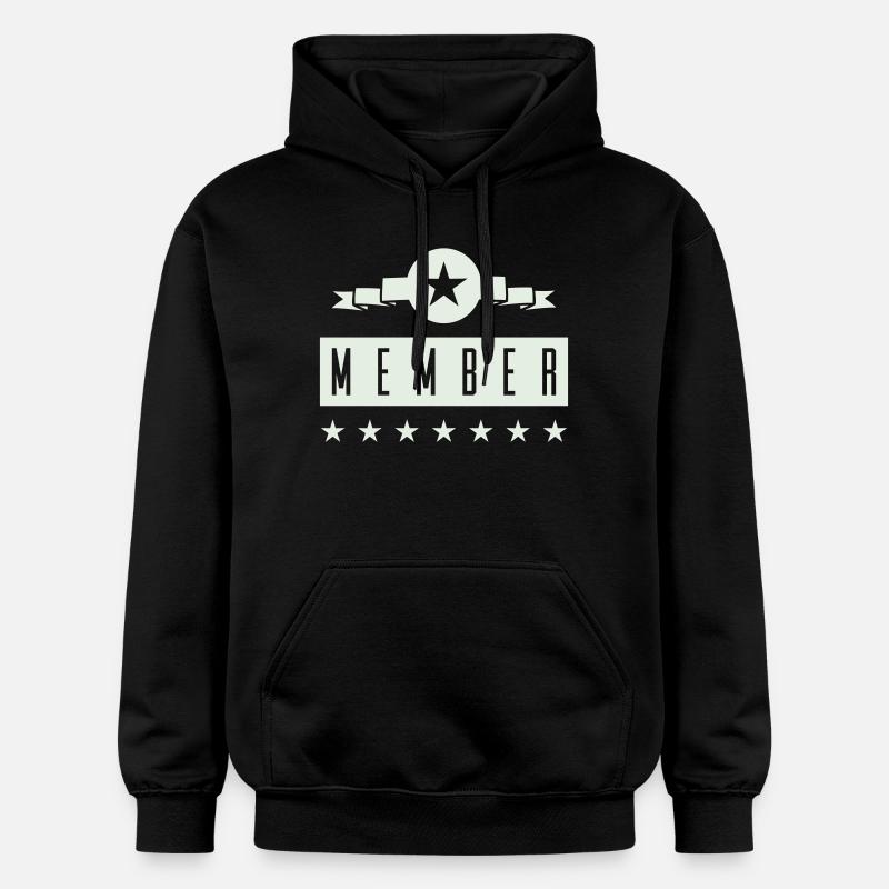 Membres - Sweat à capuche Softstyle® Gildan Unisexe - noir