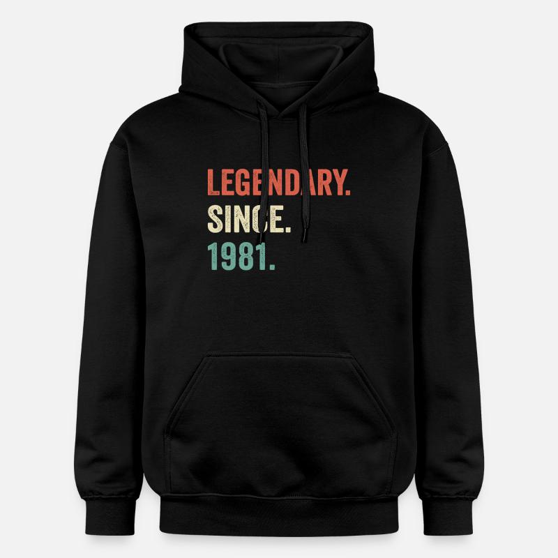 legendary since 1981 - Sweat à capuche Softstyle® Gildan Unisexe - noir