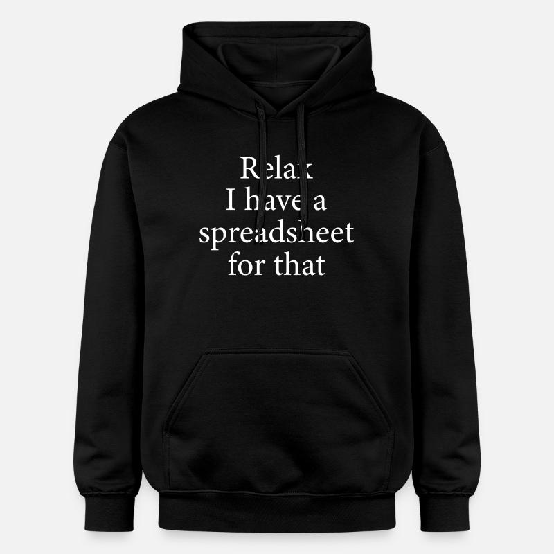 Détends-toi, j’ai un tableau pour ça - Sweat à capuche Softstyle® Gildan Unisexe - noir