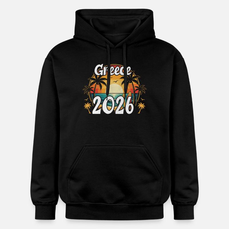 Ibiza 2026 - Sweat à capuche Softstyle® Gildan Unisexe - noir