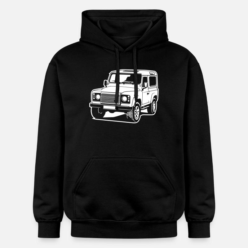 Defender (Image différente) - Sweat à capuche Softstyle® Gildan Unisexe - noir