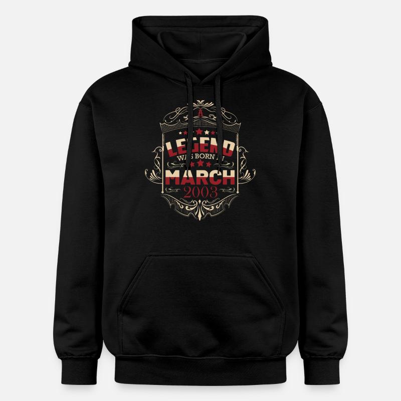20e anniversaire Mars 2003 - Sweat à capuche Softstyle® Gildan Unisexe - noir