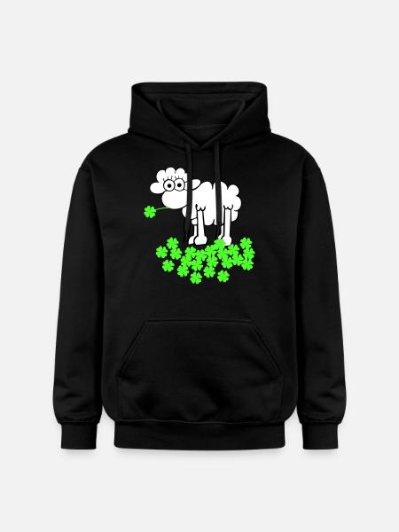 st. Patrick's sheep - Gildan Unisex Softstyle® Midweight Hoodie - black
