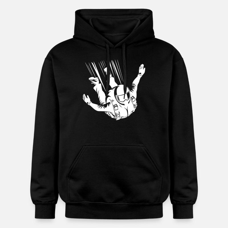 Parachutisme Saut en parachutisme cool - Sweat à capuche Softstyle® Gildan Unisexe - noir