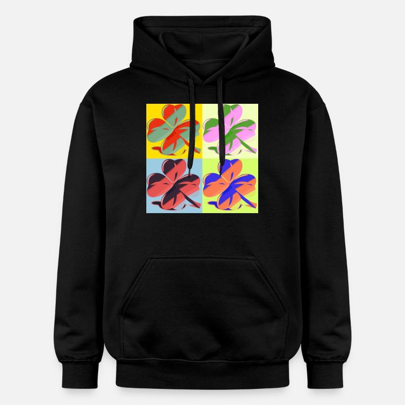 cloverleaf - Sweat à capuche Softstyle® Gildan Unisexe - noir