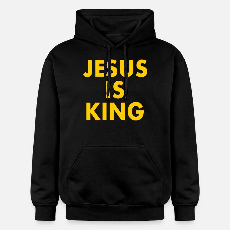 Jesus is king - Sweat à capuche Softstyle® Gildan Unisexe - noir