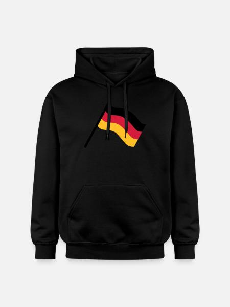 Germany flag - Gildan Unisex Softstyle® Midweight Hoodie - black